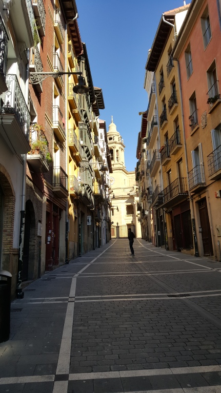 The streets of Pamplona
