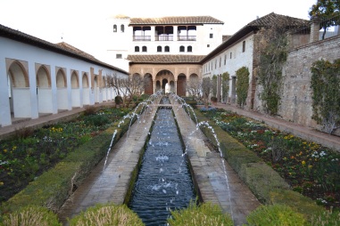 Water feature in the Alhambra