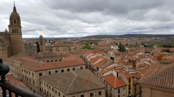 View across the rooftops in Salamanca