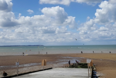 Windsurfing and kiting at Whitstable