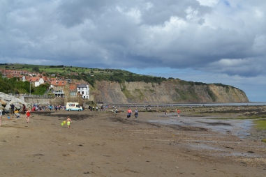 Looking back towards the village from the beach, Robin Hood's Bay