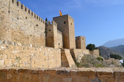 The Alcazaba walls of Antequera